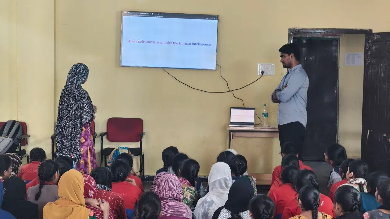 Teaching AI concepts at Yakatpura